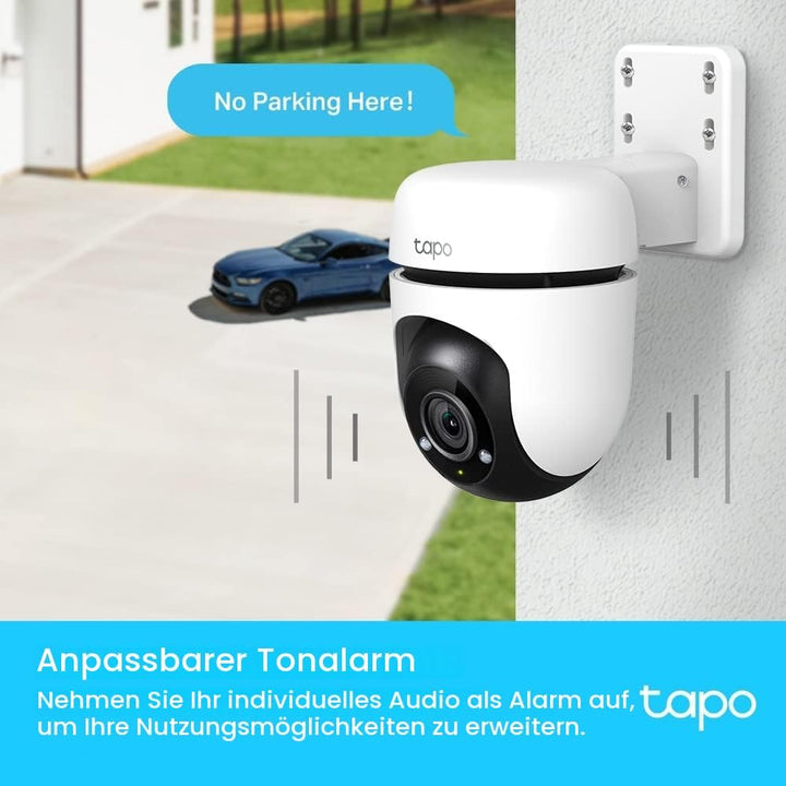 TP-Link Tapo C500 WLAN-Überwachungskamera für den Aussenbereich, 360 °, Auflösung 1080p, Bewegungser