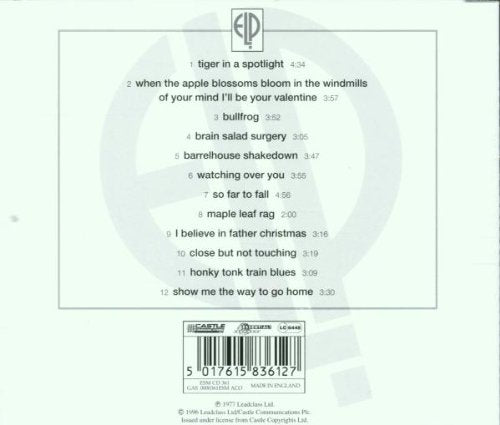 Works Volume 2, Audio-CD