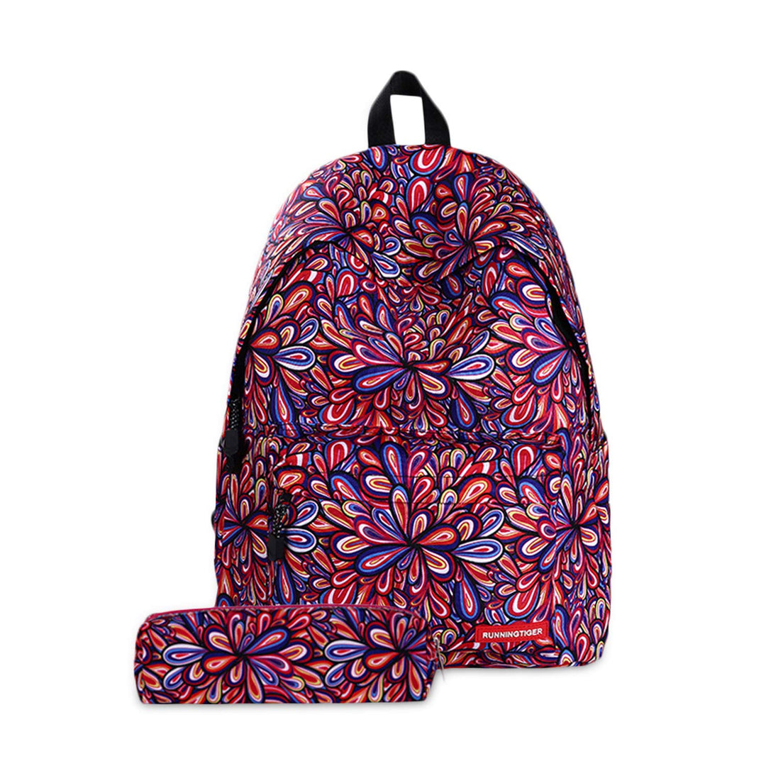 FANDARE Schulrucksack Galaxy Schultasche Junge Mädchen Rucksäcke Schulranzen mit Mäppchen Teenager T