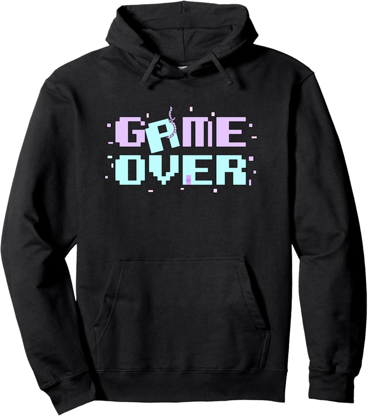 Yami Kawaii Game Over Harajuku Pastel Goth Indie Aesthetic Pullover Hoodie