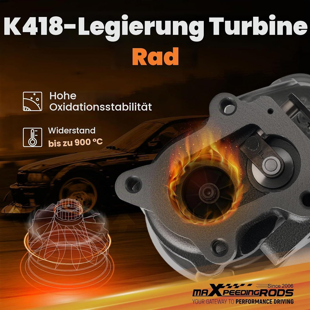 maXpeedingrods RHB31 Turbo and Oil Cooled Turbocharger, RHB31