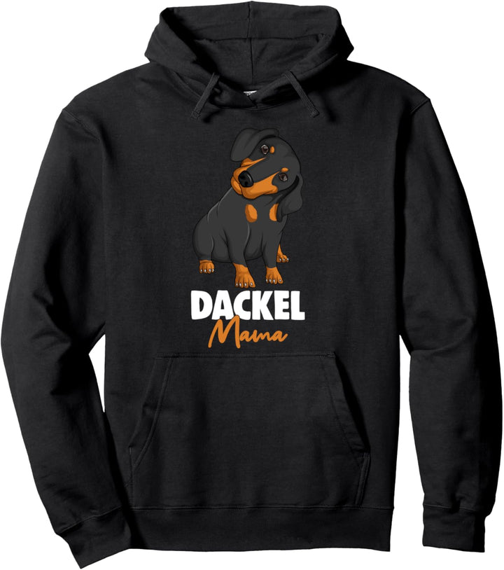 Dackel Mama Dachshund Hunde Damen Pullover Hoodie