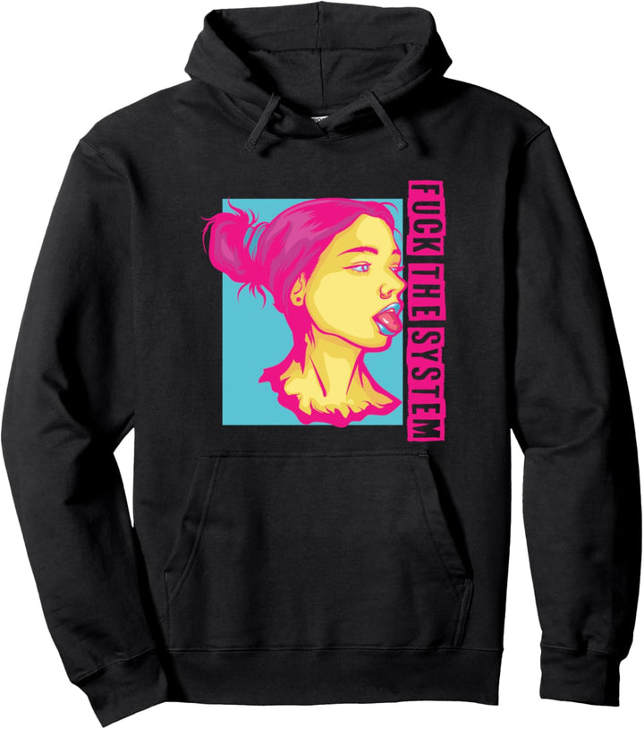 Das System Pastel Goth Japanische Anime Pullover Hoodie