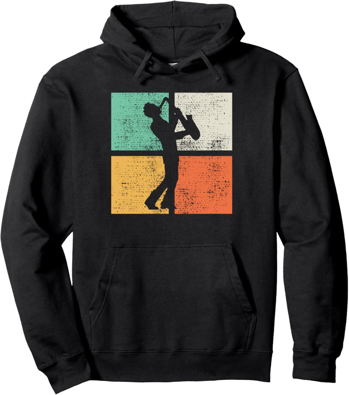 Saxofon Saxophone Pullover Hoodie