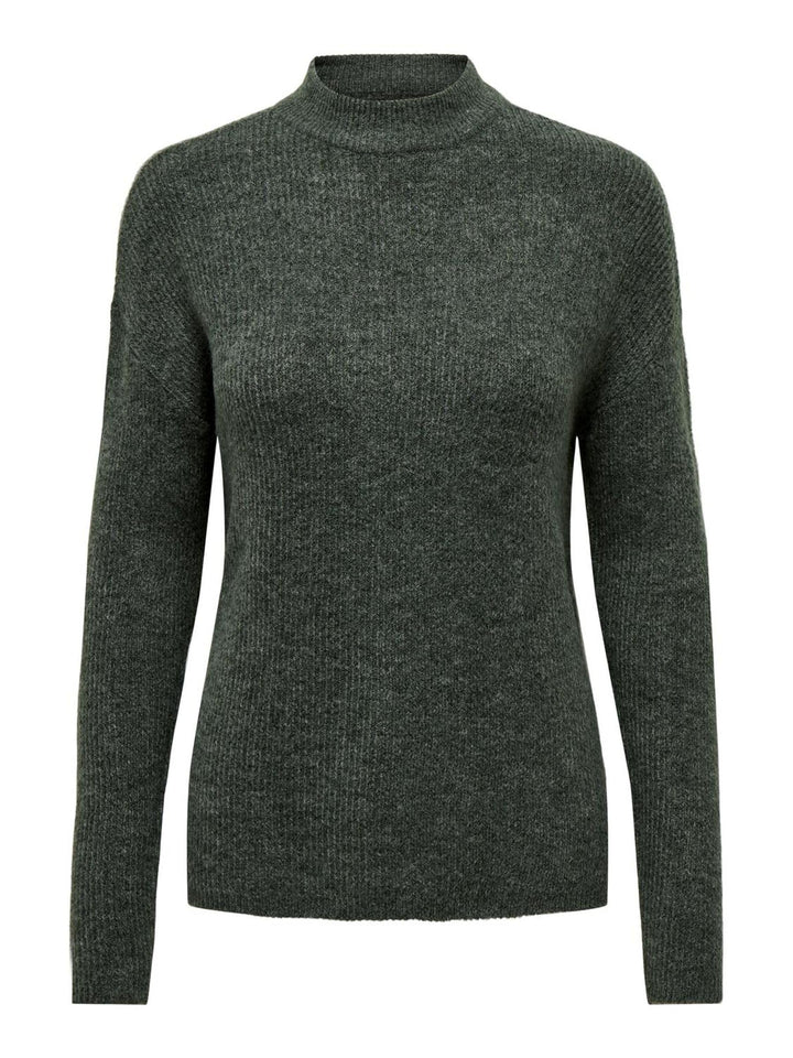 ONLY Female Strickpullover ONLCAMILLA Strickpullover XS Pine Grove/Detail:melange, XS Pine Grove/Det