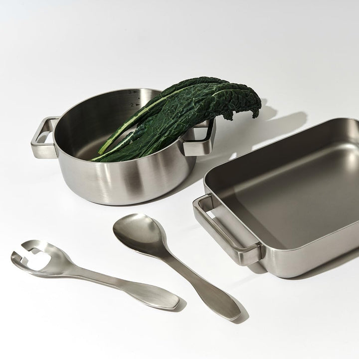 Iittala 1009875 Collective Tools Salatset 2-teilig, Edelstahl, Salatset 2-teilig