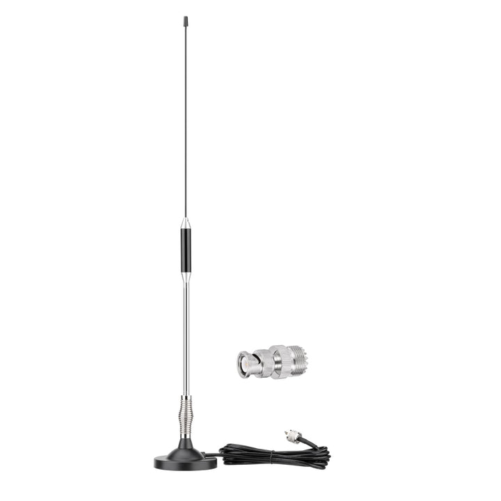 Bingfu 27 MHz CB Funkantenne 66 cm, PL259 3m RG58 Kabel, mit BNC Adapter