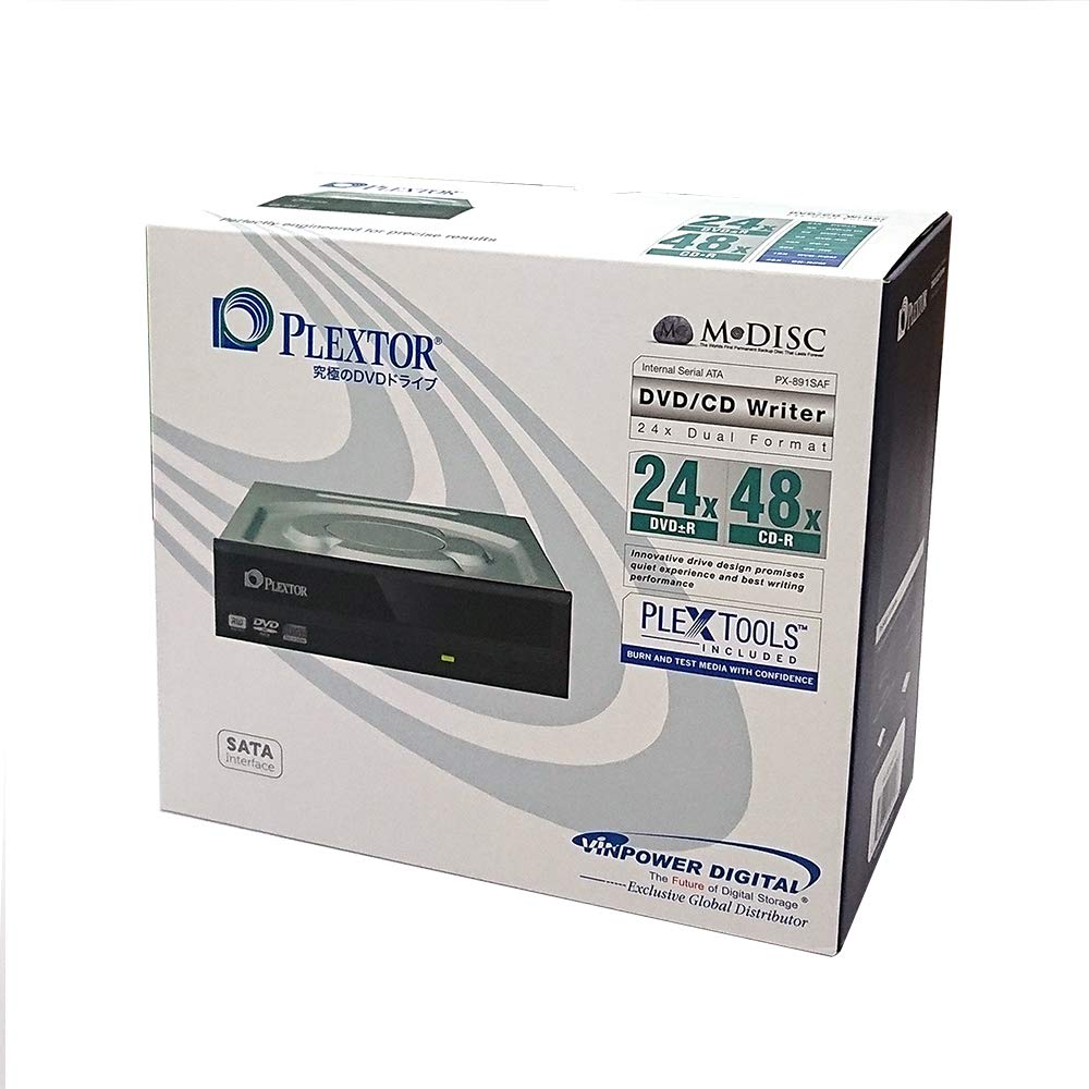 Plextor PX-891SAF-R 24X SATA DVD +/- RW Dual Layer Brenner Laufwerk Einzelhandel, Einzelhandel