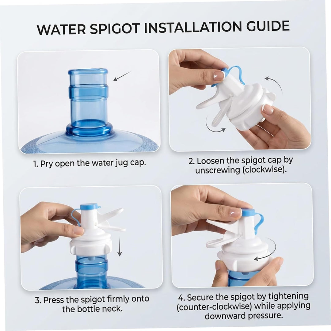 Rutschfester 5-Gallonen-Wasserkrug-Ständer – Wasserspender-Ständer mit wiederverwendbarem 2, 15-Zoll