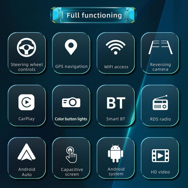 Android Autoradio mit Bildschirm+Bremslicht Rückfahrkamera für VW Multivan V T5 Transporter IV V,7 Z