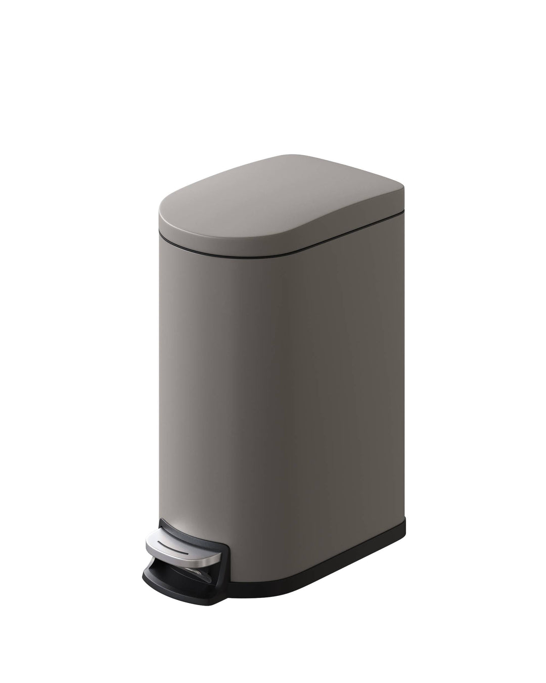 GarveeHome 10 Liter badezimmer mülleimer aus Edelstahl mit Deckel, schlankes und wasserdichtes Desig