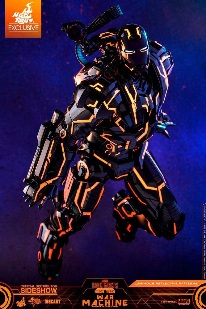 Hot Toys 1:6 Neon Tech War Machine Exclusive - Ltd Edition