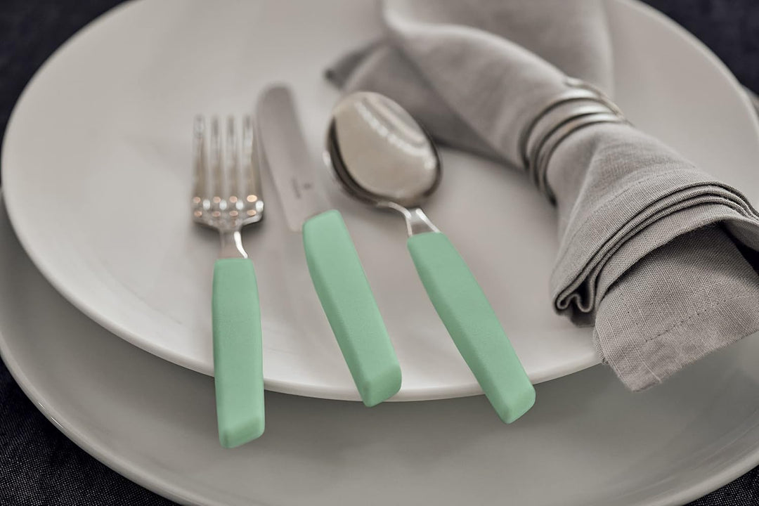 Victorinox Swiss Modern Besteck-Set für 6 Personen, 12-teilig, inkl. scharfe Messer mit Wellenschlif