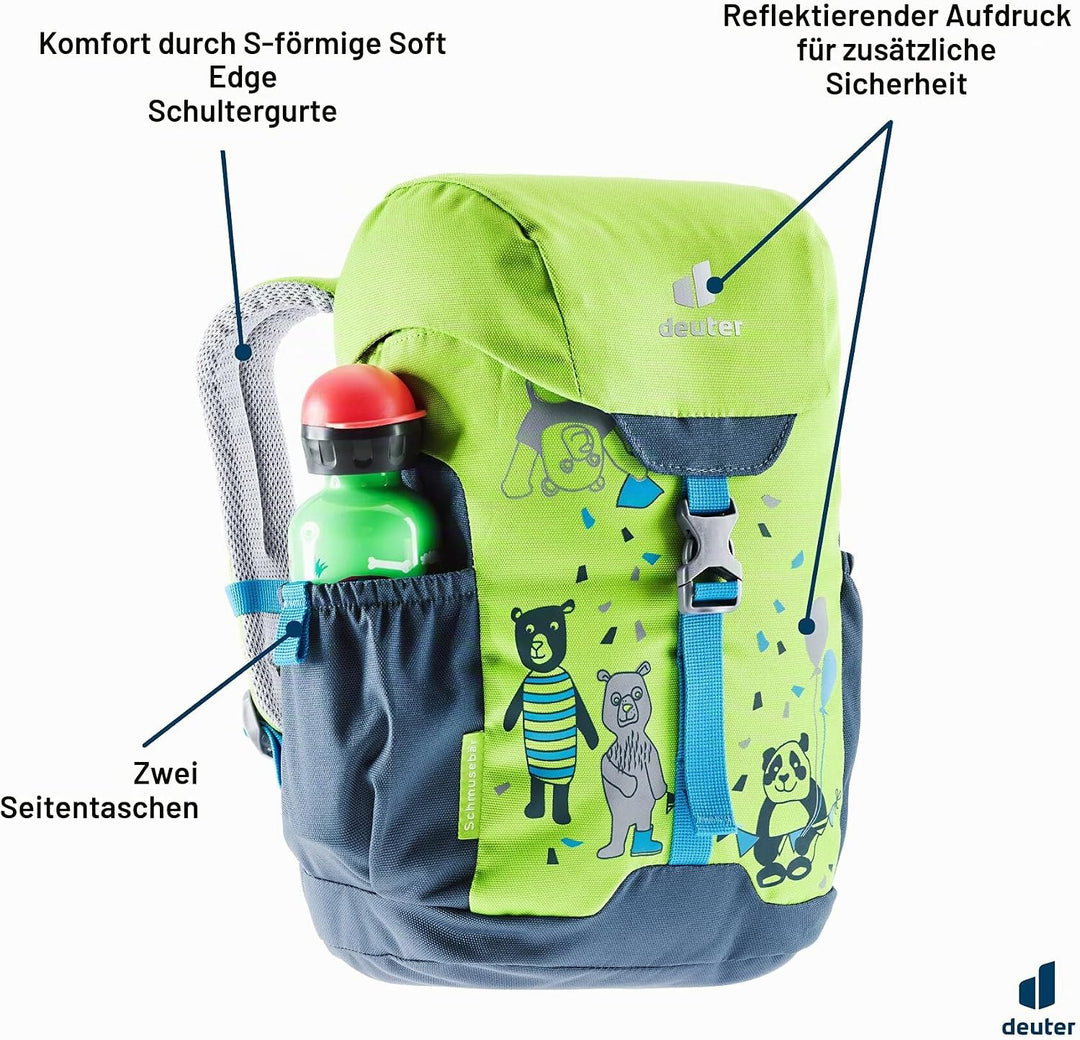 deuter Schmusebär Kinderrucksack (8 L) Kiwi-arctic, Kiwi-arctic