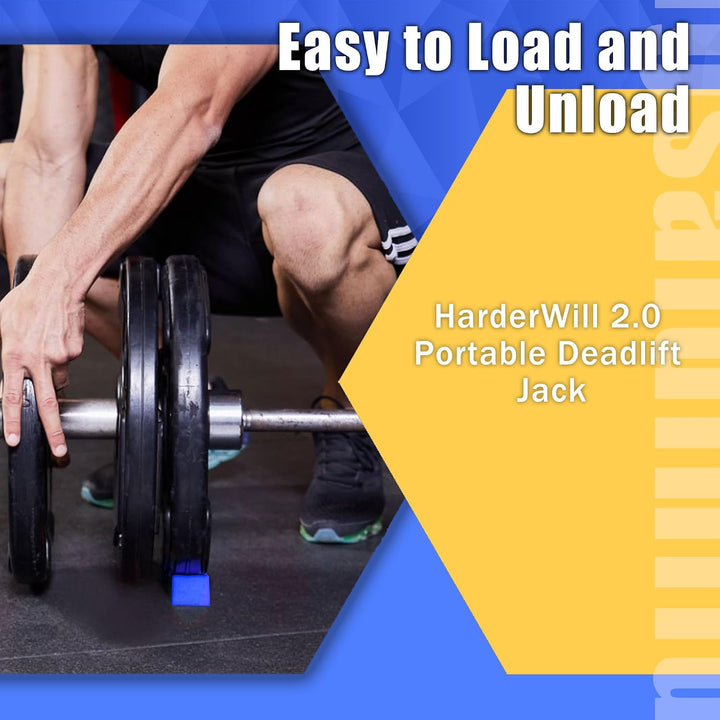 Harderwill Deadlift Wagenheber Alternative zum einfachen Be- und Entladen von Hantelscheiben, perfek