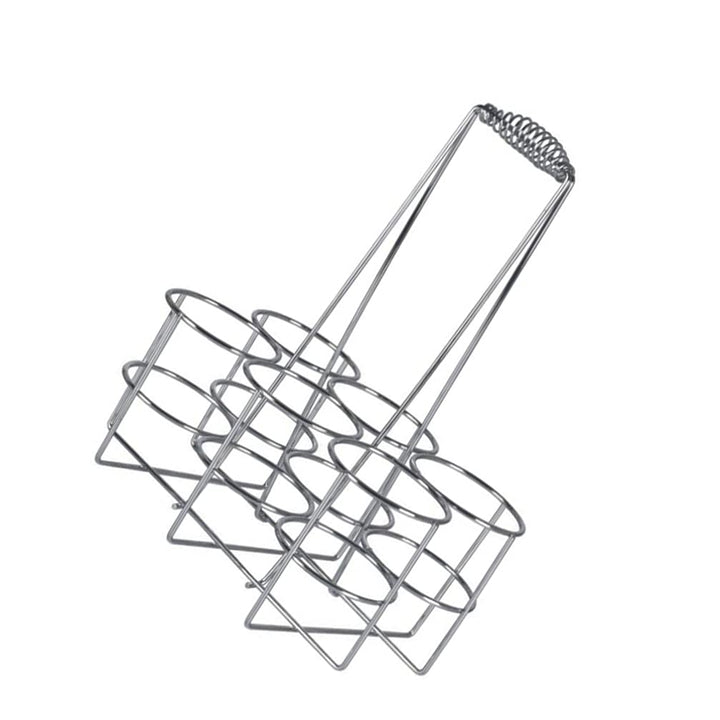 YARNOW Flaschenkorb Metall 6 Flaschen Flaschenträger Milchflaschenkorb Flaschenbehältnis Getränkekor