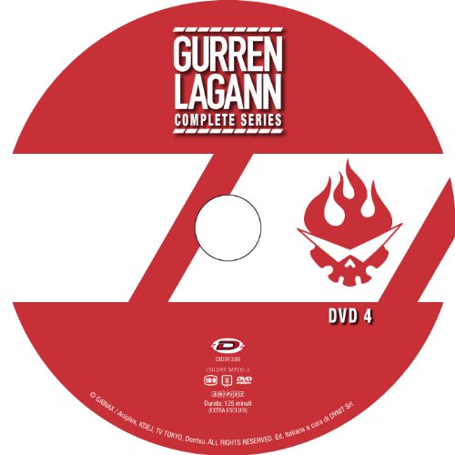 Gurren Lagann (serie completa) Episodi 01-27 [4 DVDs] [IT Import], DVD