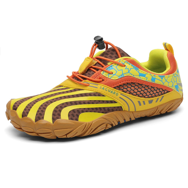 SAGUARO Barfussschuhe Kinder Outdoor Sport Barfuss Schuhe für Jungen Mädchen Gr.24-36 24 EU Gelb, 24