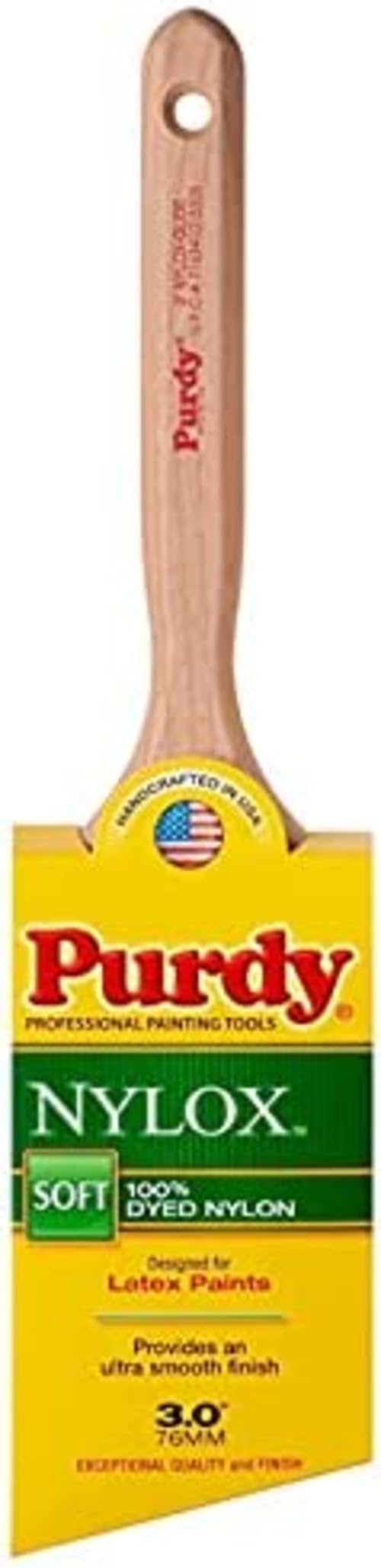 Purdy 144152230 Nylox Serie Glide Pinsel mit eckigem Rand, 7,6 cm 1 stück (1er Pack), 1 stück (1er P