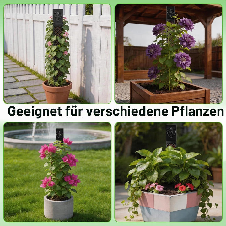 4 Pcs Moosstäbe für Monstera, Erweiterbare Pflanzenstütze, Moss Pole