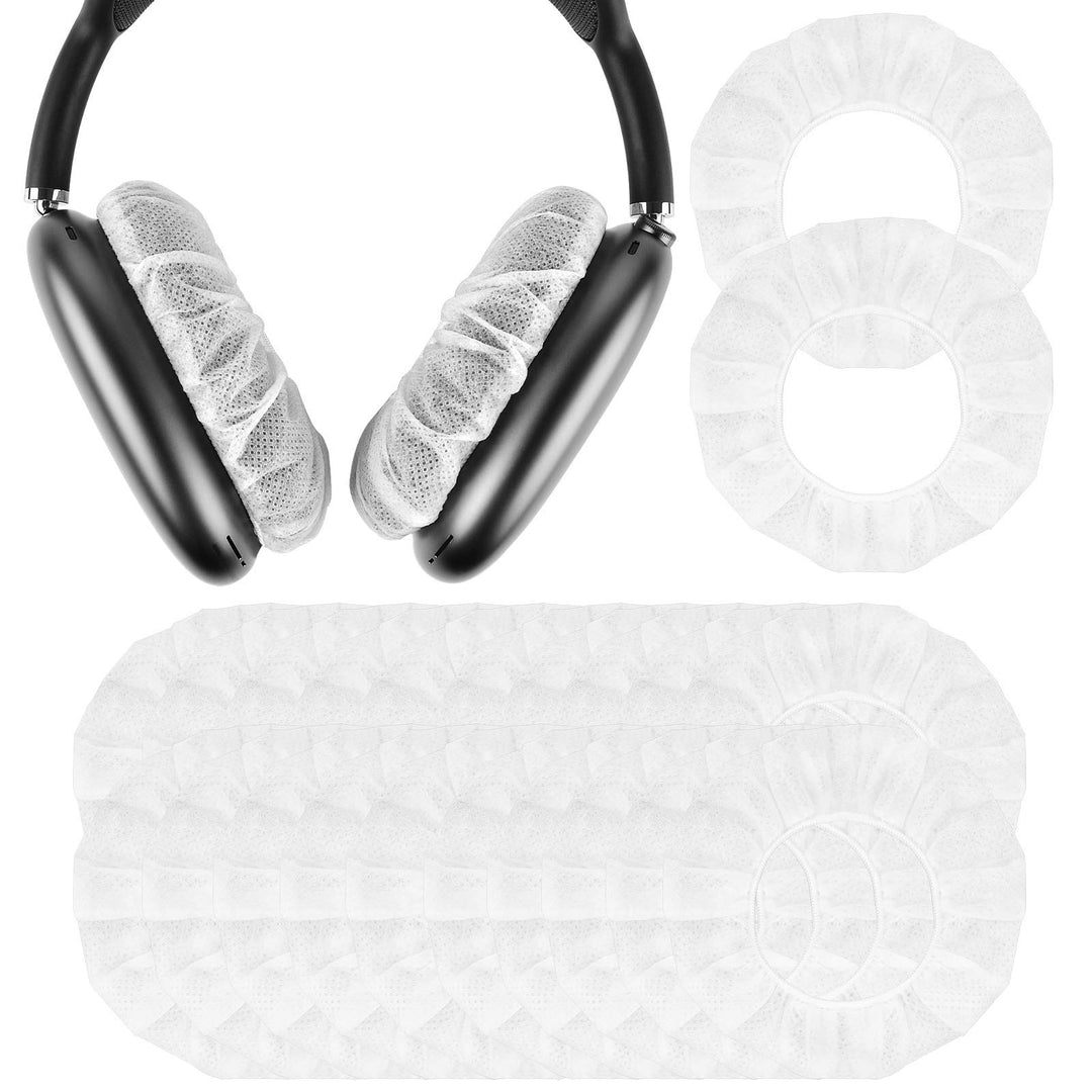 Geekria 100 Paar Einweg-Ohrpolster für AirPod Max, Ohrpolster, Schutzhüllen, dehnbare Sanitär-Ohrmus