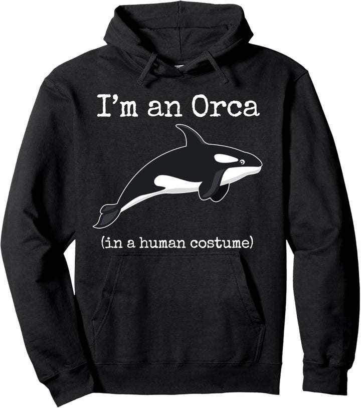 Orca Killer Wal Kostüm Ich bin ein Orca Menschenkostüm Pullover Hoodie
