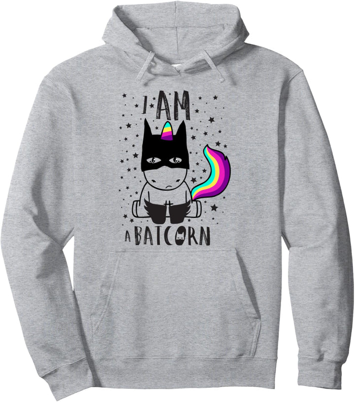 I Am A Batcorn Funny Dark Unicorn Superheld Apparel Pullover Hoodie