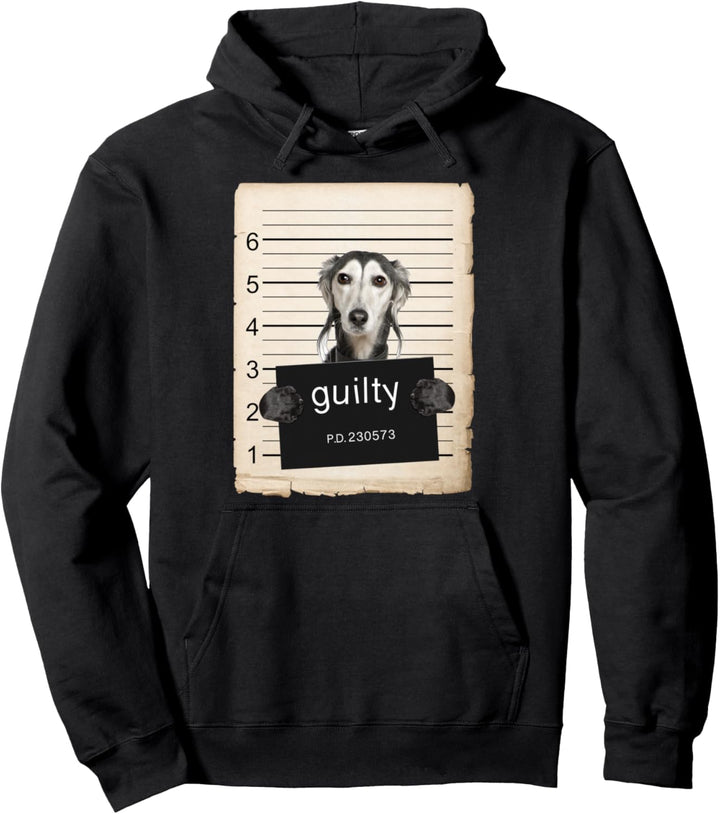 Salukis Dog mug shot Pullover Hoodie