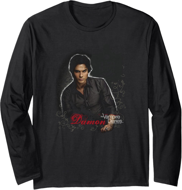Vampire Diaries Damon Langarmshirt