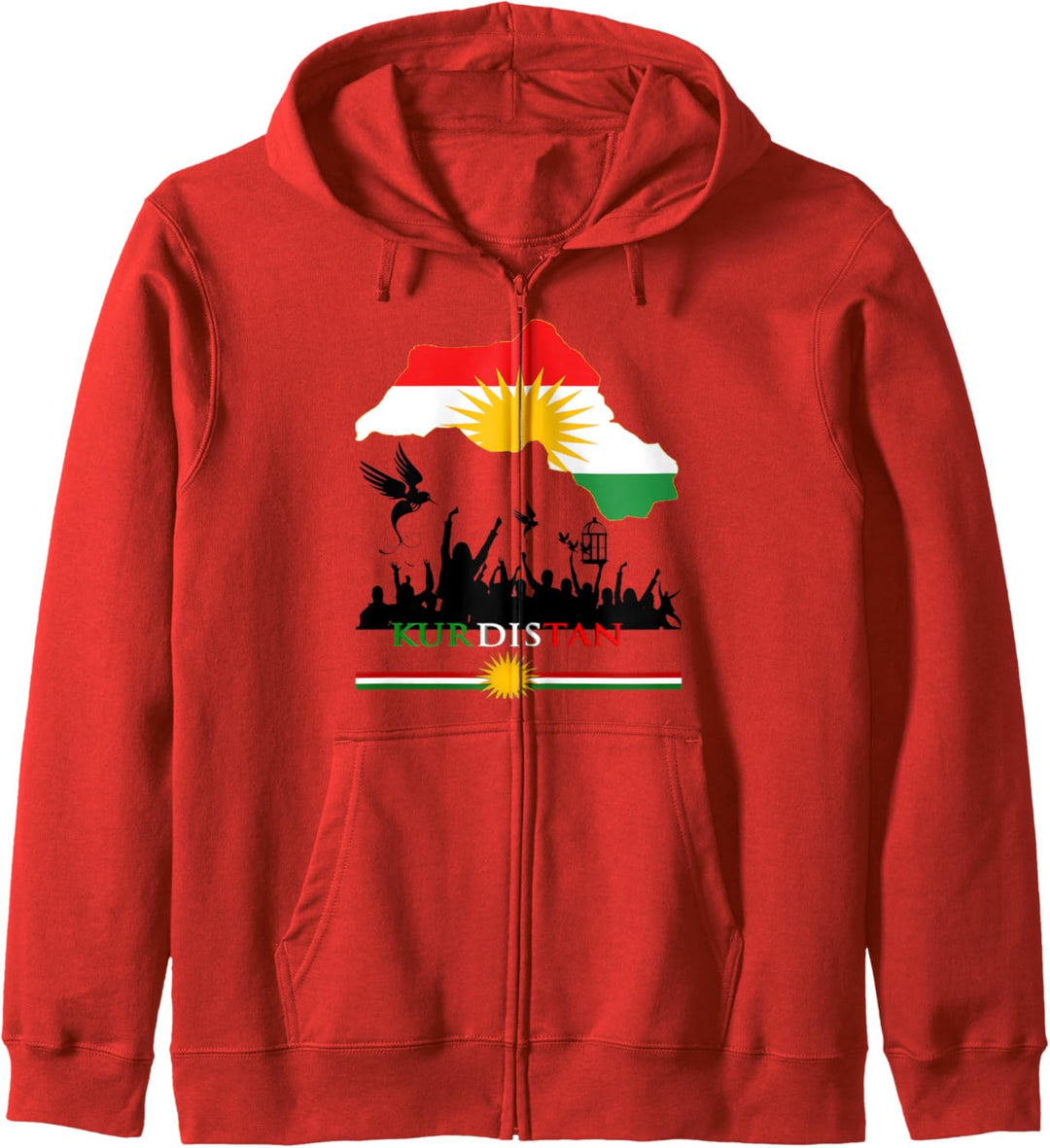 Kurdistan T-Shirt Kapuzenjacke