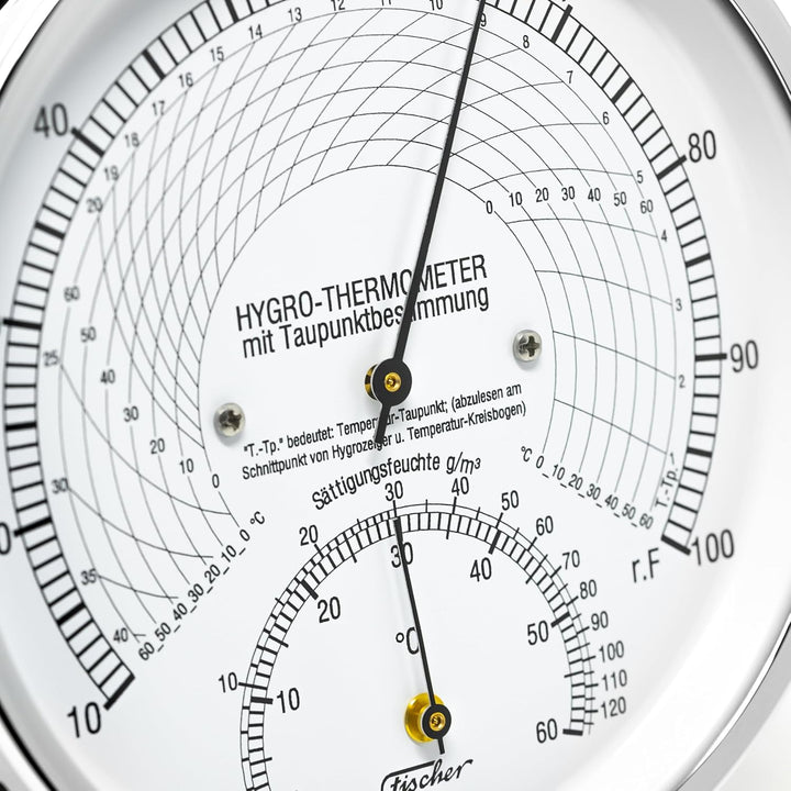 Fischer 5028-47, Klimamesser mit Taupunktbestimmung, Thermohygrometer