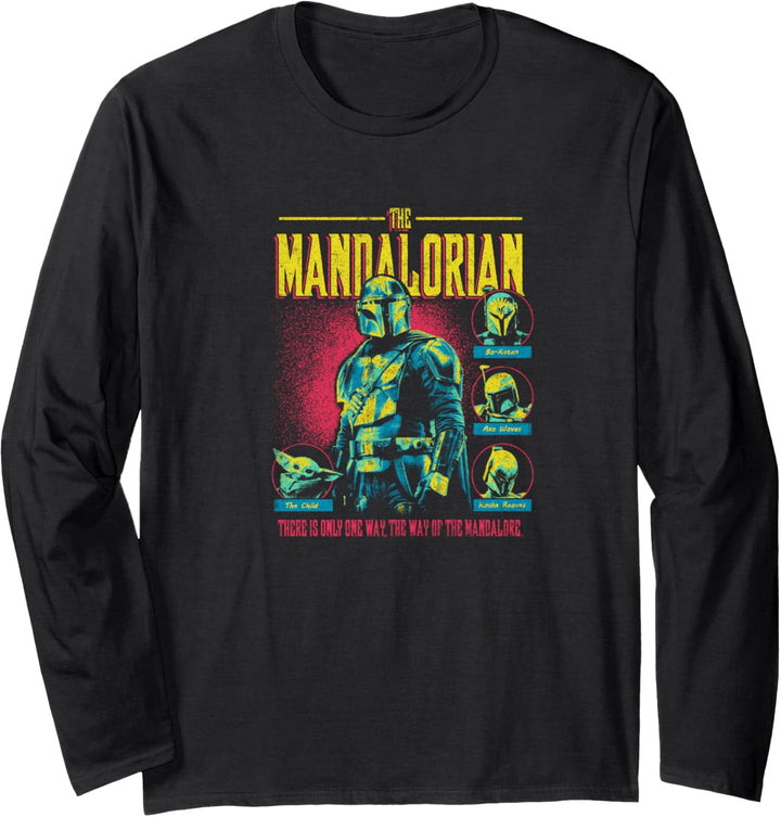 Star Wars: The Mandalorian Group Shot One Way Only Langarmshirt