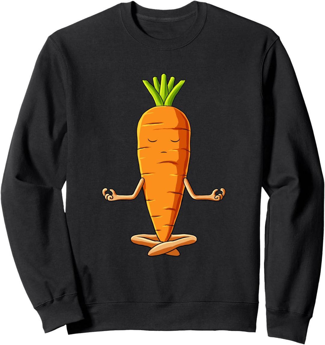 Meditierender Karotte Sweatshirt