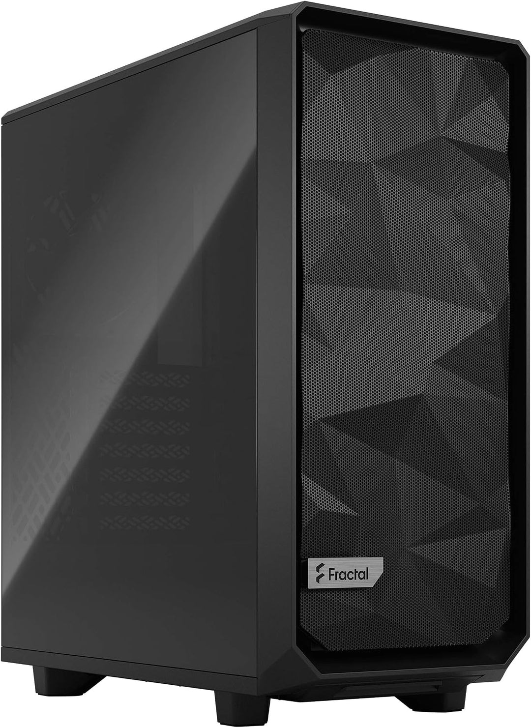 Fractal Design Meshify 2 Compact Black ATX Flexible High-Airflow Dark Tinted Tempered Glass Window M