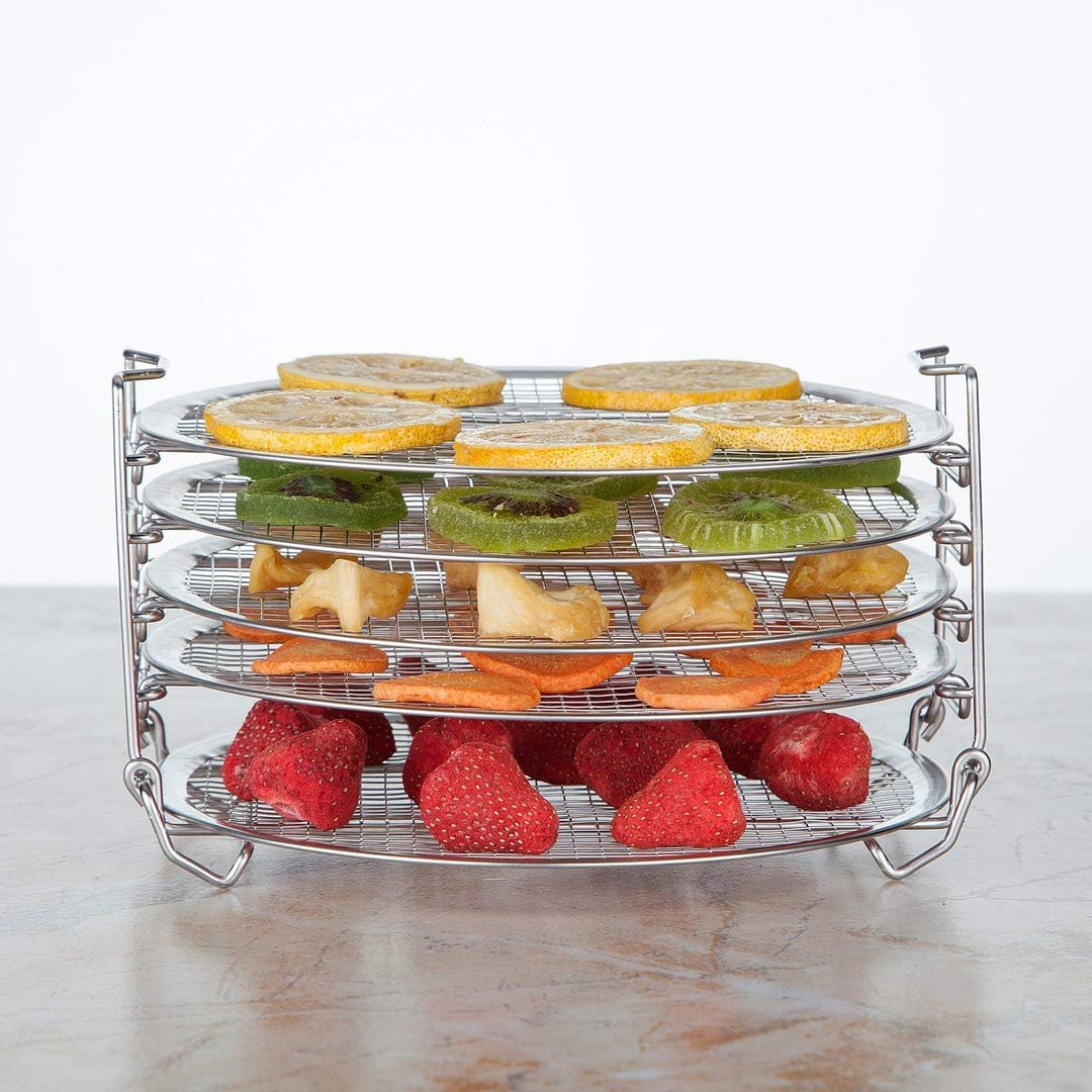 Dehydrator Rack für Ninja Foodi 6,5 &amp; 8 qt, Instant Pot Duo Crisp 8 qt, Lebensmittelqualität Edelsta