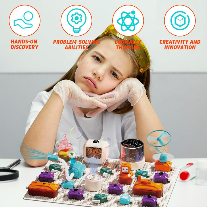 Bastelsets für Kinder, über 450 Projekte – Elektronik-Entdeckungssets, pädagogisches Elektronikspiel