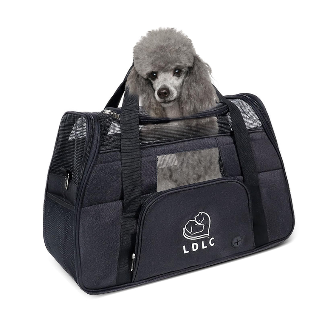 PETCUTE Hundetransportbox,Atmungsaktive Katzen Tragetasche Katze transportbox Tragetaschen mit Weich