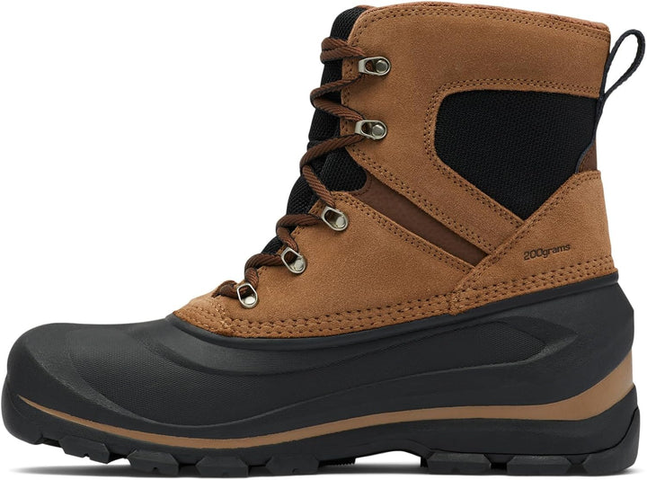 Sorel Buxton Lace Waterproof wasserdichte Winterstiefel für Herren, Braun (Delta x Black), 40 EU 40