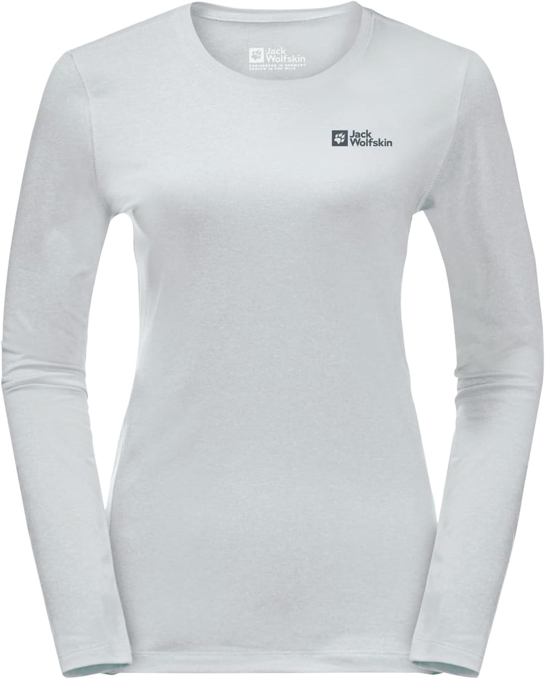 Jack Wolfskin Damen Sky Thermal L/S W Wander-Shirt M Cool Grey, M Cool Grey