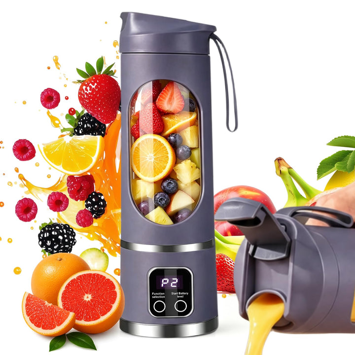 Tragbarer Mixer Smoothie Maker To Go, 500ml Mini Standmixer für Shakes, Smoothie Maker Klein, Portab