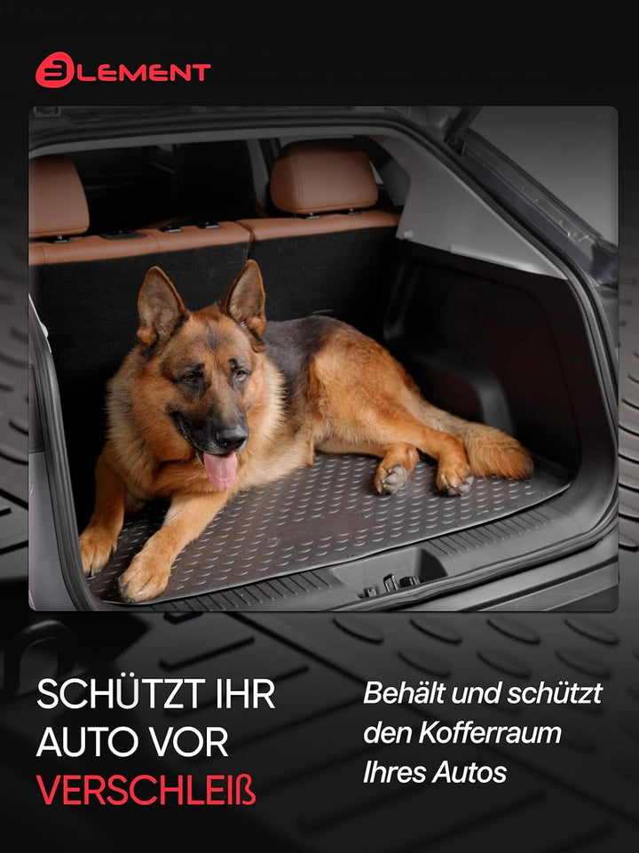 Element Passgenaue Premium Antirursch Kofferraummatte Laderaumwanne passend für Mini PEACEMAN 5-Tür