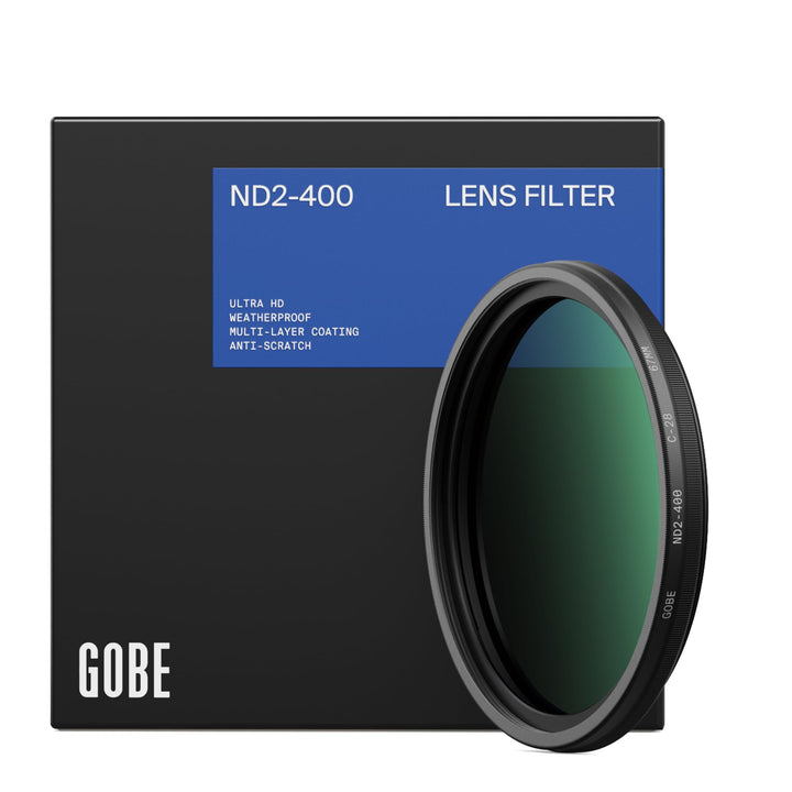Gobe 39 mm Variabler Graufilter ND2-400 (1-8.6 Stop) ND Filter (Pro) 39mm, 39mm