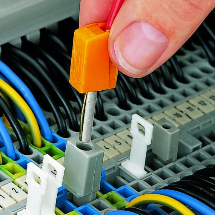 WAGO® Bananenstecker, grün-gelb, 215-911 (50 Stück), grün-gelb