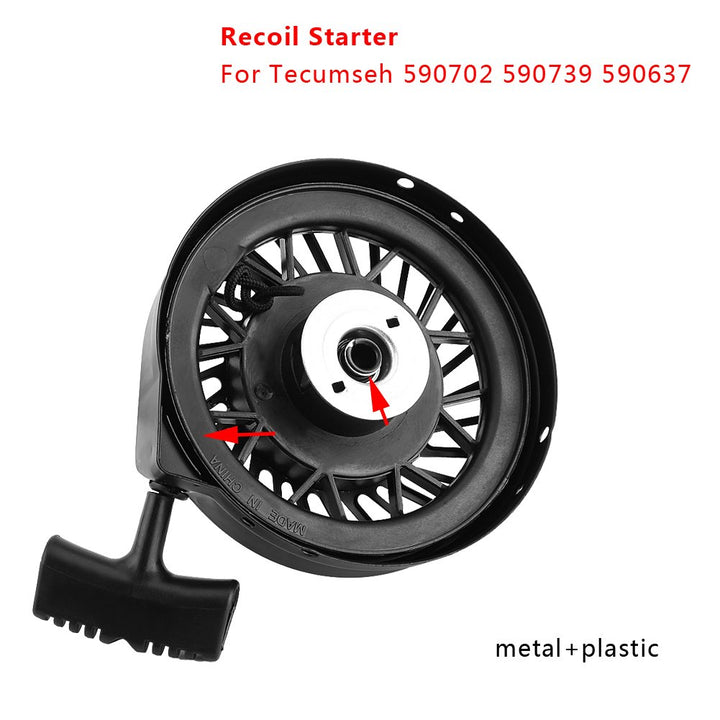 Gorgeri Recoil Rasenmäher Starter Pull Start Seilzugstarter für Tecumseh 590702 590739 590637 LV195E