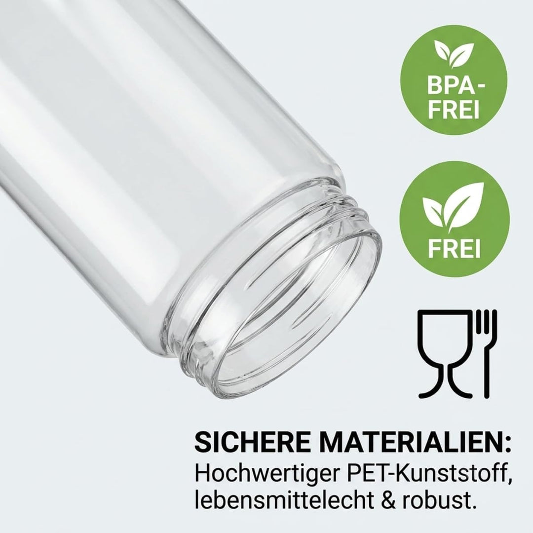 Ersatzflasche, Nur Edelstahl Sprudler: Transparent, Transparent
