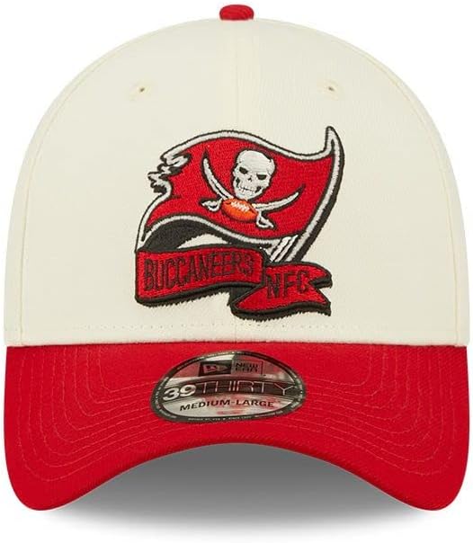 New Era 39Thirty Tampa Bay Buccaneers Cap Basecap Baseballcap NFL-Cap Fullcap Hinten geschlossen XL