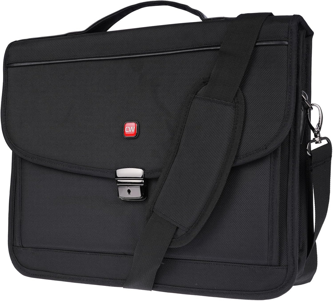 Christian Wippermann grosse Herren Damen Laptoptasche - Aktentasche Business Taschen - mit einem gep