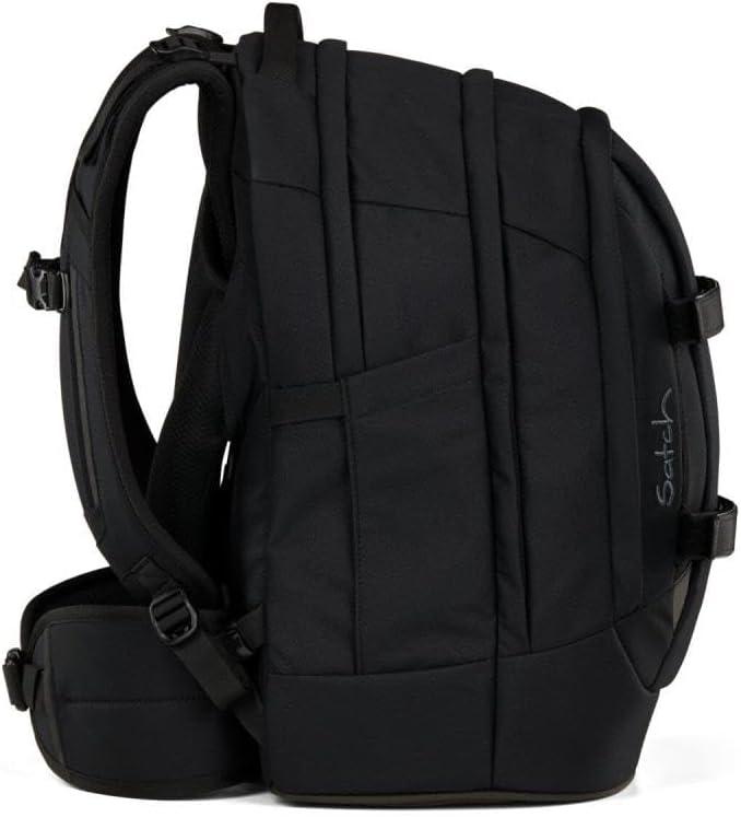 Satch Pack Pencil Slider Light Edition Schulrucksack Set 3tlg. inkl. Sportbeutel (Blackjack), Blackj
