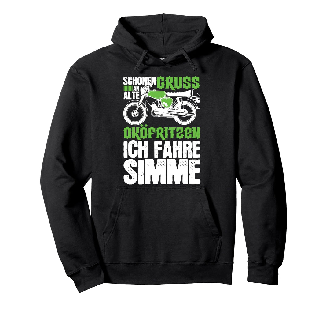 Anti Öko Simme Spruch Moped Simson-S51 Pullover Hoodie