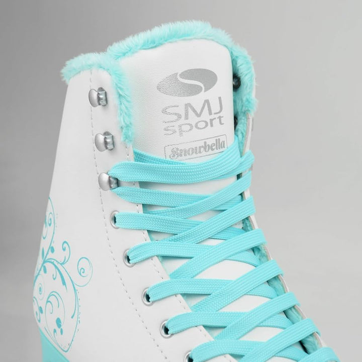 SMJ Snowbella Schlittschuhe VERSTELLBAR Damen Mädchen Eiskunstlauf Eislaufschuhe Klassische Eislauf